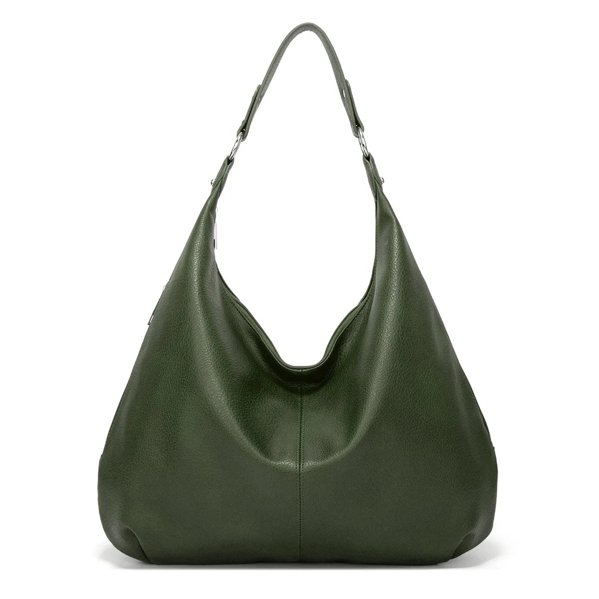 Large Capacity Shoulder Tote Bag – Vintage Faux Leather Women's Hobo Bag