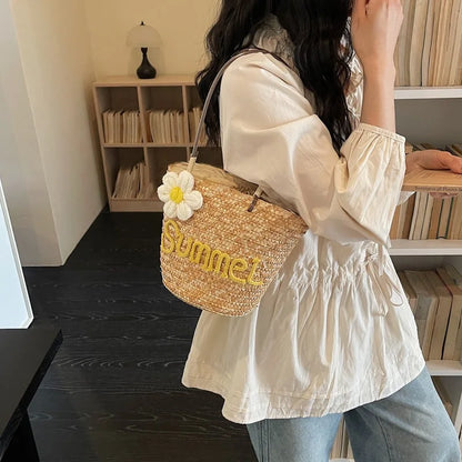 Summer Beach Bag Vacation Tote Bags Women Large Capacity Designer Purse Handbags Bolsas Feminina Sac