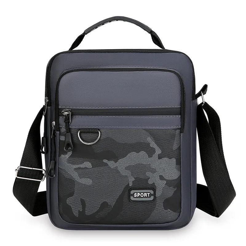 Multifunctional Simple Sports Outdoor Shoulder Crossbody Bag Trend Men S Large Capacity