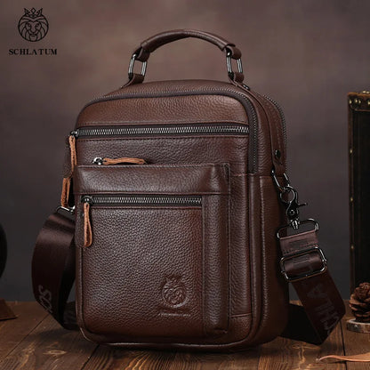 Cowhide Single-Shoulder Retro Genuine Leather Crossbody Bag
