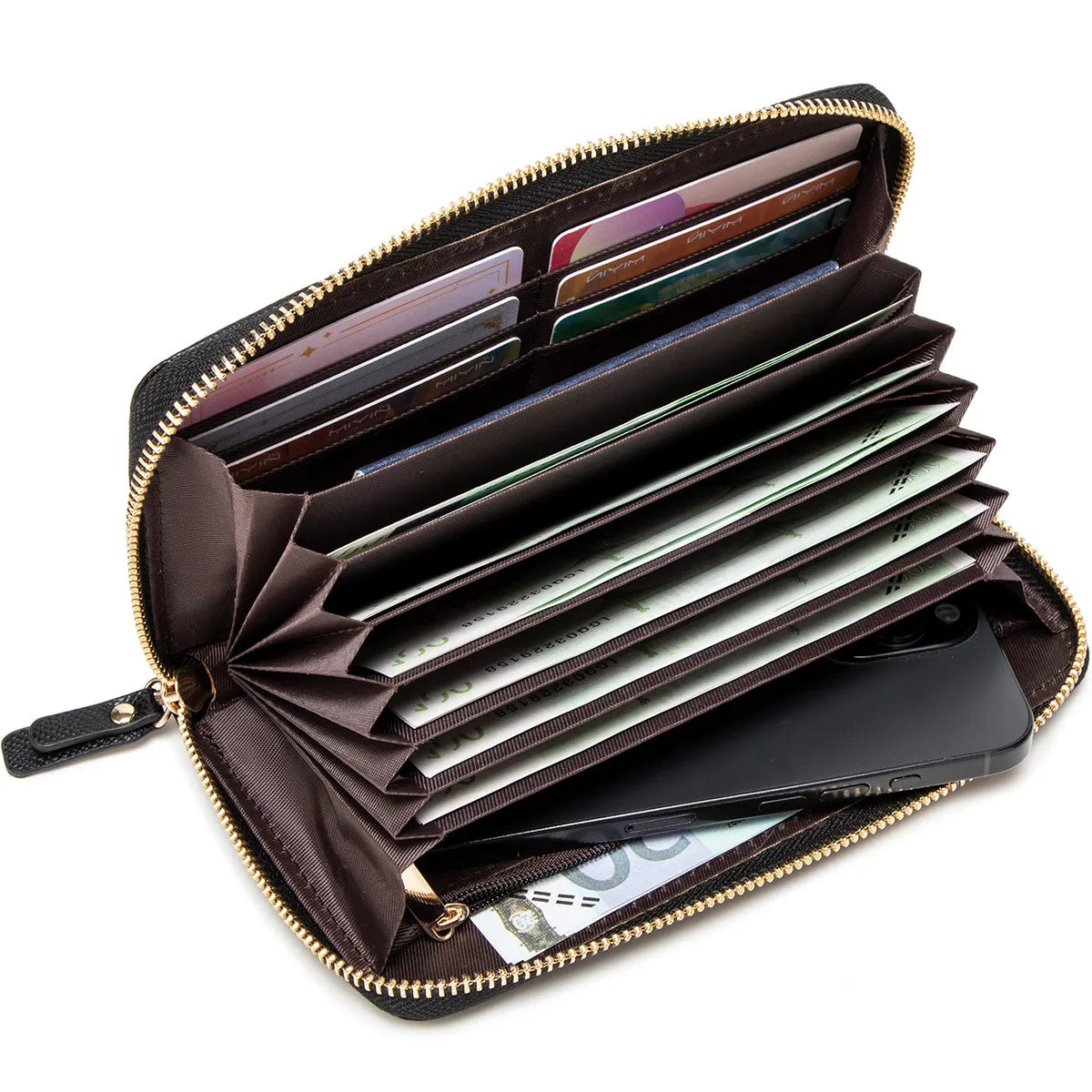 Long Organ Wallet Simple Multi-Functional Passport