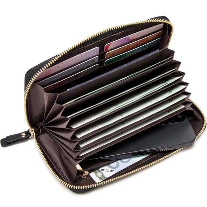 Long Organ Wallet Simple Multi-Functional Passport