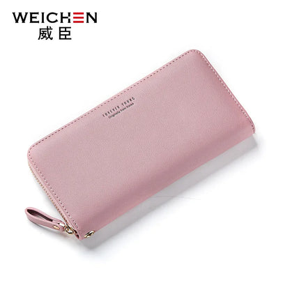 Ladies Purse Long Large Capacity Zipper Mobile Phone Storage Handbag Wallet