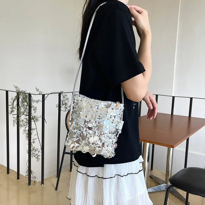 Sequin Crossbody Bag – Women's Sparkly Mini Evening Shoulder Purse