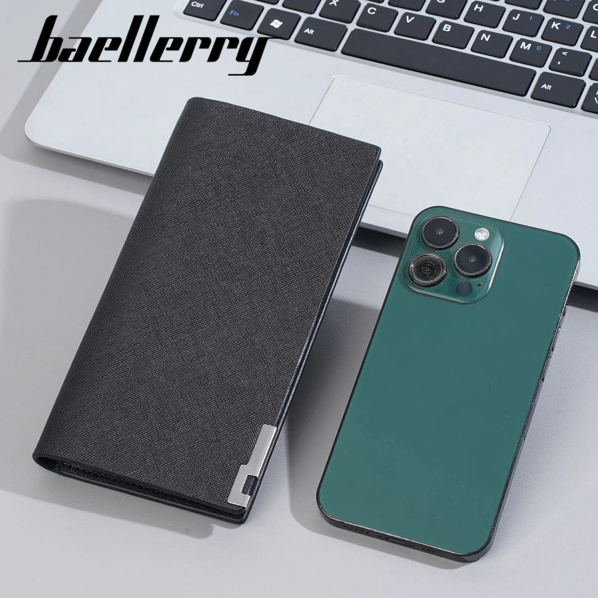 Men S Long Wallet Youth Business Multi-Slot Snap Wallet
