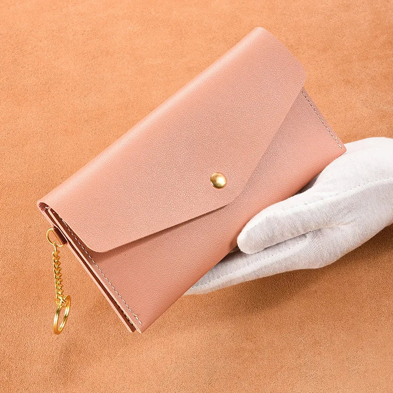 Men S Women Wallets Long Thin Hand Large Capacity Soft Leather Mobile Phone Storage Wallet - Soft