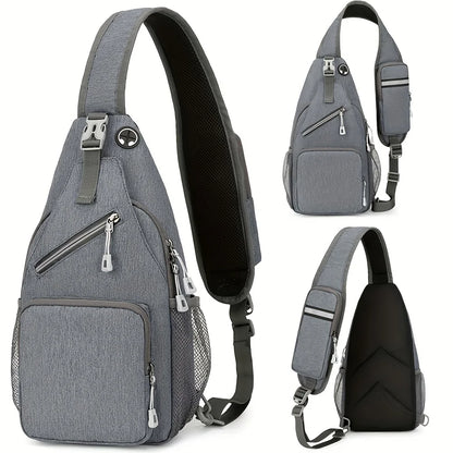 Waterproof Sling Bag for Men & Women – Large Capacity Chest Crossbody Pack