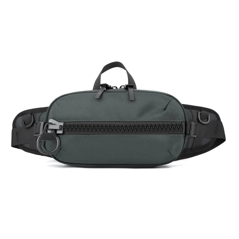 Men S Waist Bag Function Chest Simple Shoulder Large Capacity Diagonal Cross Sports