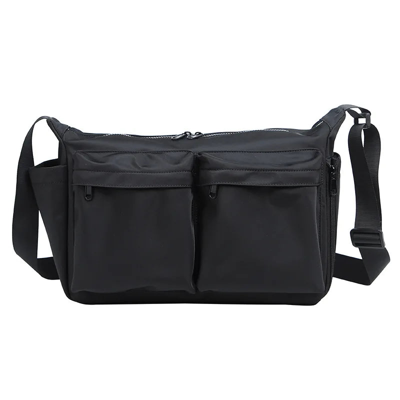 Lightweight Men S Women Crossbody Bag Fashionable Multi-Pocket Workwear Versatile Single-Shoulder