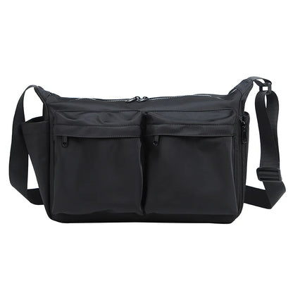 Lightweight Men S Women Crossbody Bag Fashionable Multi-Pocket Workwear Versatile Single-Shoulder