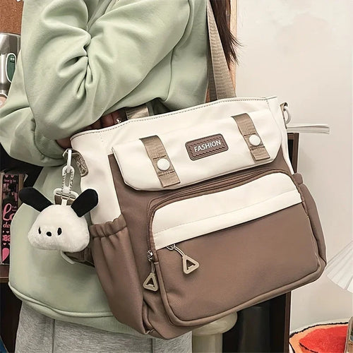 Canvas Tote Bag for Women – Waterproof Shoulder & Crossbody Handbag