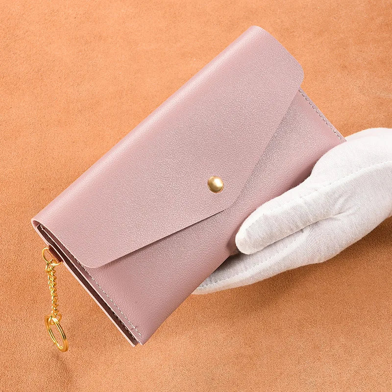 Men S Women Wallets Long Thin Hand Large Capacity Soft Leather Mobile Phone Storage Wallet - Soft