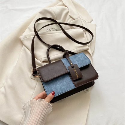 Color Block Shoulder Bag for Women