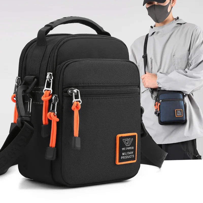 Men S Outdoor Crossbody Sports Leisure Shoulder Bag Multi-Function Wear Belt Hang