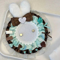 Rabbit Ear Pin Green