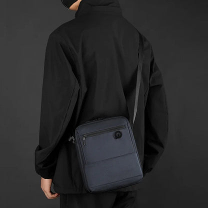 Men S Waterproof Travel Leisure Cross-Body Backpack Large Capacity Wear-Resistant One Shoulder