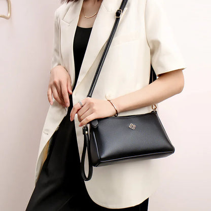 Multi-Functional Single-Shoulder Crossbody Bag Simple Large-Capacity Square Detachable Loose Change