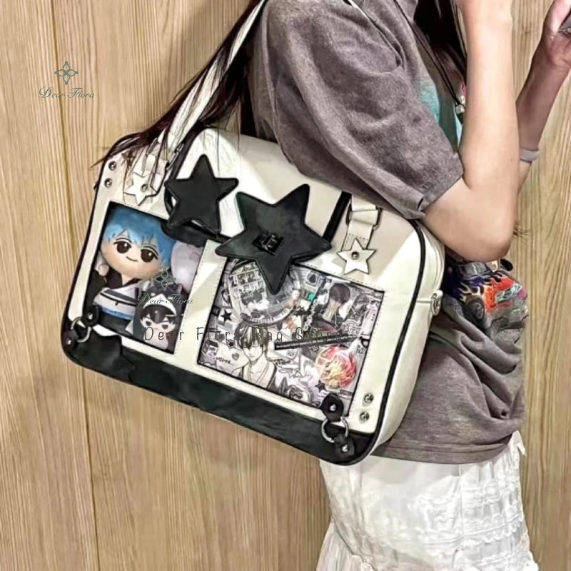 Star Ita Bag – Y2K Lolita Crossbody with Transparent Window