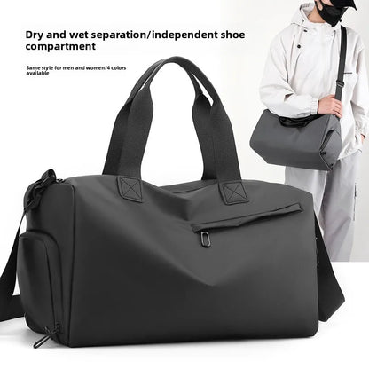 Minimalist Weekend Duffle Bag Lightweight Water-Resistant Sports Gym Bag Multi-Pockets