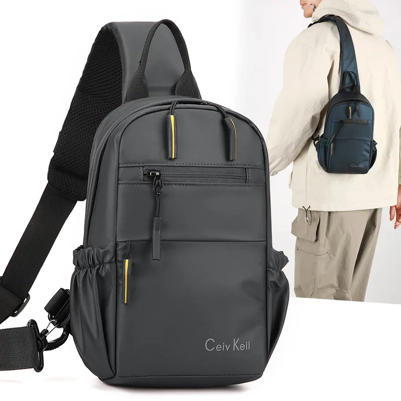 Fashionable Shoulder Men Simple Casual Crossbody Bag S Sports Large Capacity Waterproof Chest
