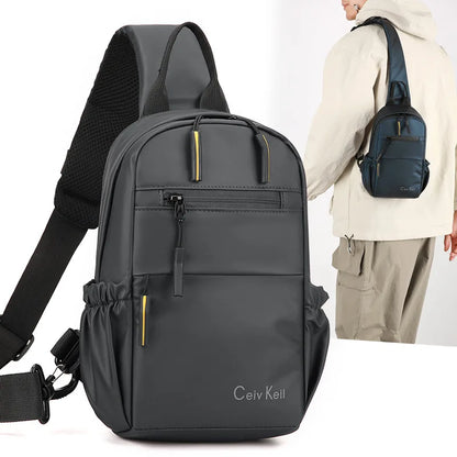 Fashionable Shoulder Men Simple Casual Crossbody Bag S Sports Large Capacity Waterproof Chest