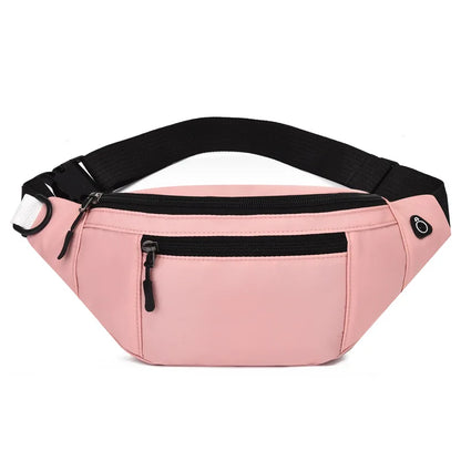 Fashionable Waist Bag Simple Multifunctional Shoulder Crossbody Go Out Oxford Cloth Change Mobile