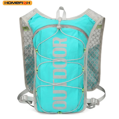 Homefish 1pcs Running Hydration Vest Backpack Lightweight Water Backpack