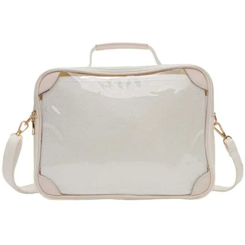 Transparent Ita Crossbody Bag – Y2K Cute DIY Display Shoulder Bag