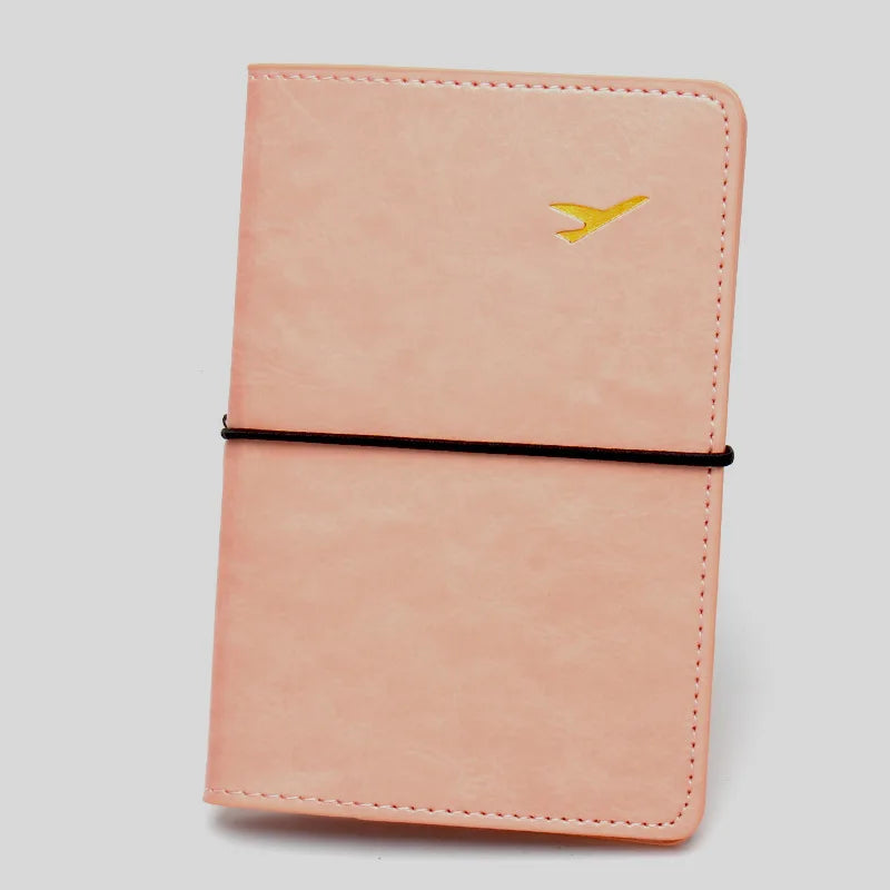 Ultra Lightweight Flight Passport Cover Elastic Band Case Strap Ticket Holder Id Card Holders