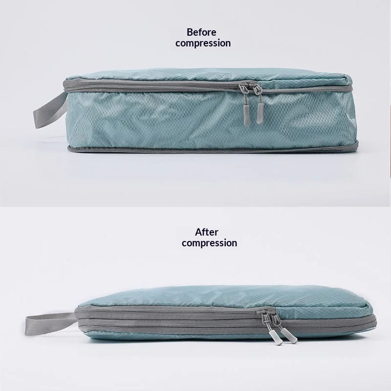Homefish 4 Pcs Compressible Travel Organizer Bag Vertical Waterproof Multi-Functional Business