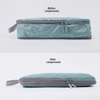 Homefish 4 Pcs Compressible Travel Organizer Bag Vertical Waterproof Multi-Functional Business