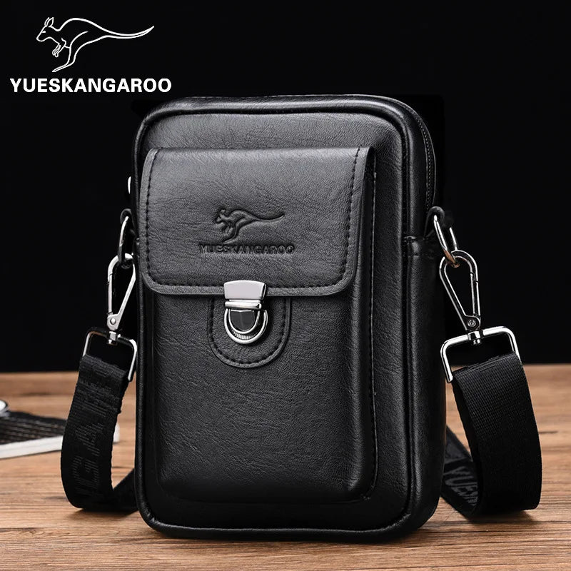 Mobile Phone Storage Men S Crossbody Buckle Small Backpack