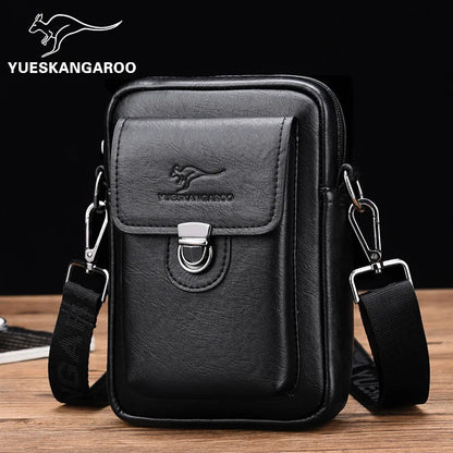 Mobile Phone Storage Men S Crossbody Buckle Small Backpack