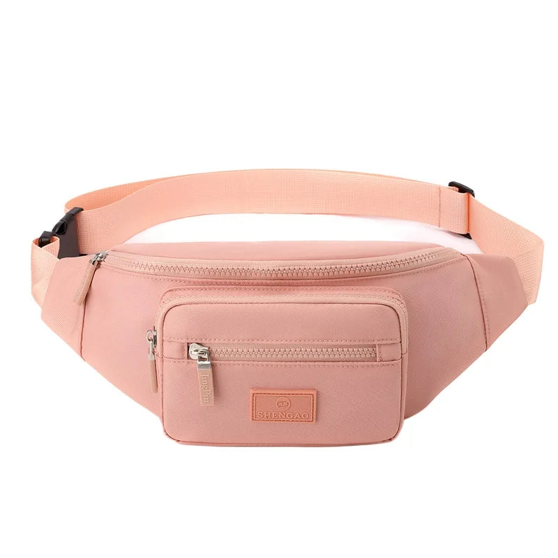 Casual Women S Waist Bag Crossbody Oxford Supermarket Cashier Purse Light Cycling Chest