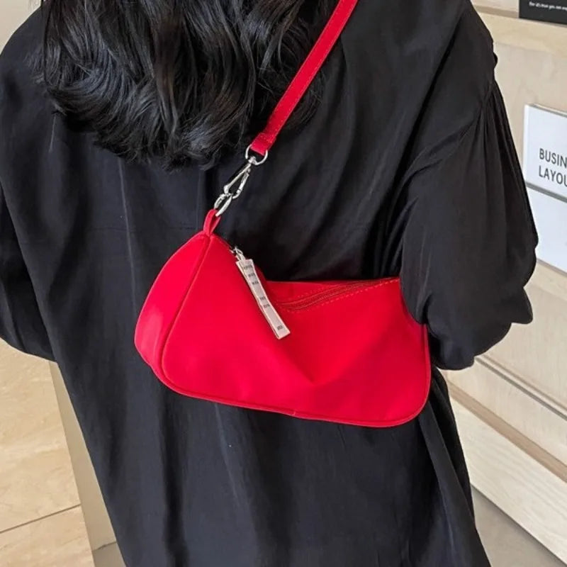 Crossbody Shoulder Bag – Minimalist Underarm Purse with Adjustable Strap