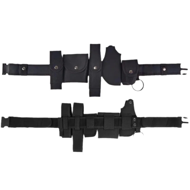 Outdoor Training Oxford Cloth Fanny Pack Multi-Function Six-Piece Tactical Belt Cs Prop