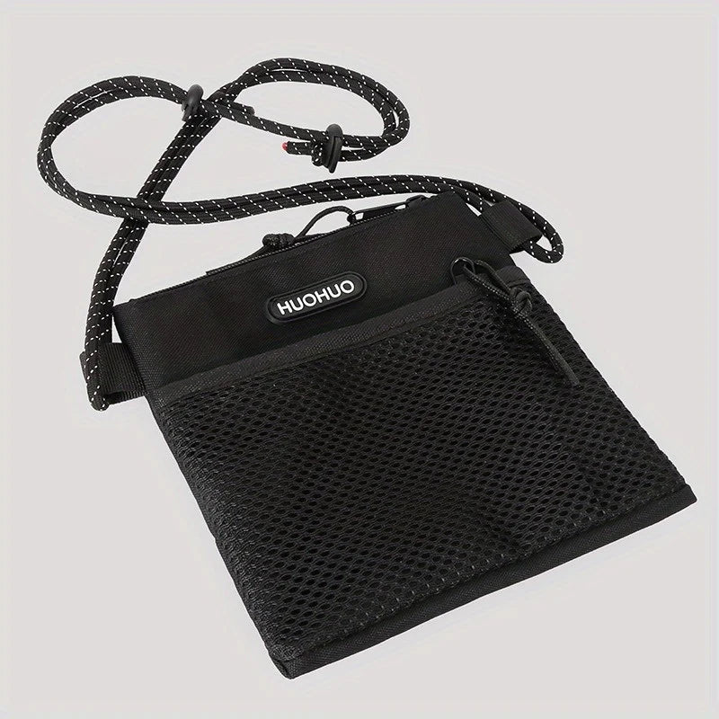 Sports Mesh Crossbody Phone Bag Cycling Mini Shoulder Bag