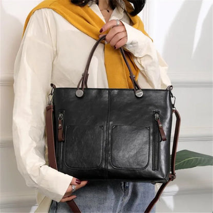 Women's Multi-Pocket Crossbody Shoulder Bag & Handbag