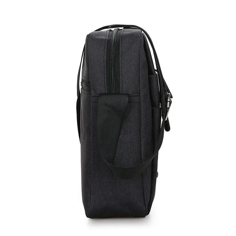 Multi-Layer Zipper Messenger Shoulder Bag Handbag Purse Business Travel Men S Bags Bolsas