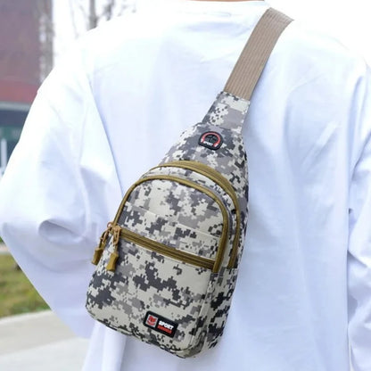 Camo Sling Chest Bag for Men – Outdoor Crossbody Pack