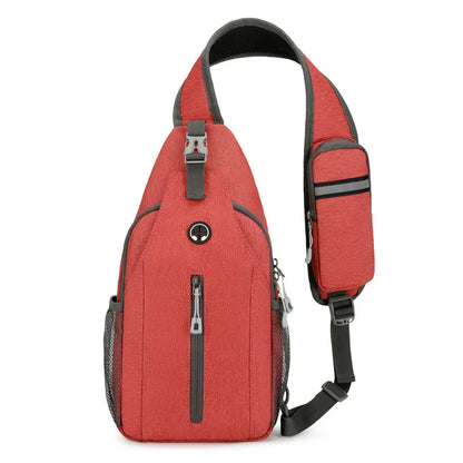 Men S Outdoor Shoulder Bag Casual Wear Resistant Scratch Anti Spill Crossbody