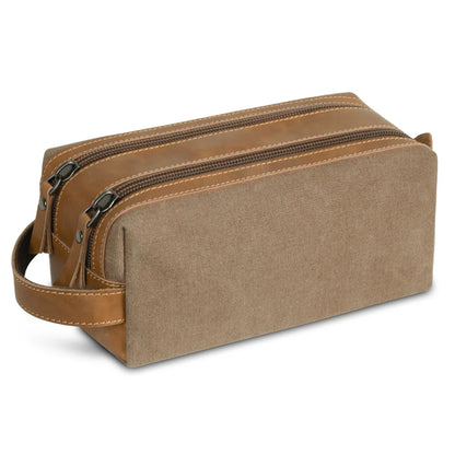 Portable Square Canvas Waterproof Men S Toiletry Bag Travel Storage Bag Large-Capacity Makeup Bag