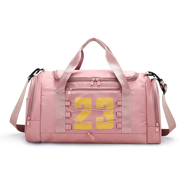【Causal Backpack】Fashion Sports Fitness Gym Bag for Women Travel Duffle Shoe Pocket Duffel Tote Handbags Yoga Training Bag Men