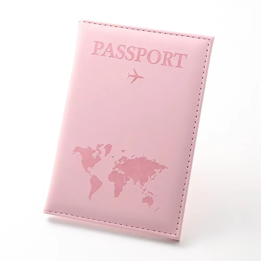 Homefish Women Men Rfid Vintage Business Passport Covers Holder Multi-Function Id Bank Card Pu