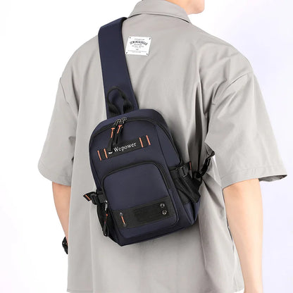 Large Capacity Daily Travel Hand Lading Shoulder Strap Nylon Waterproof Functional Practical Chest