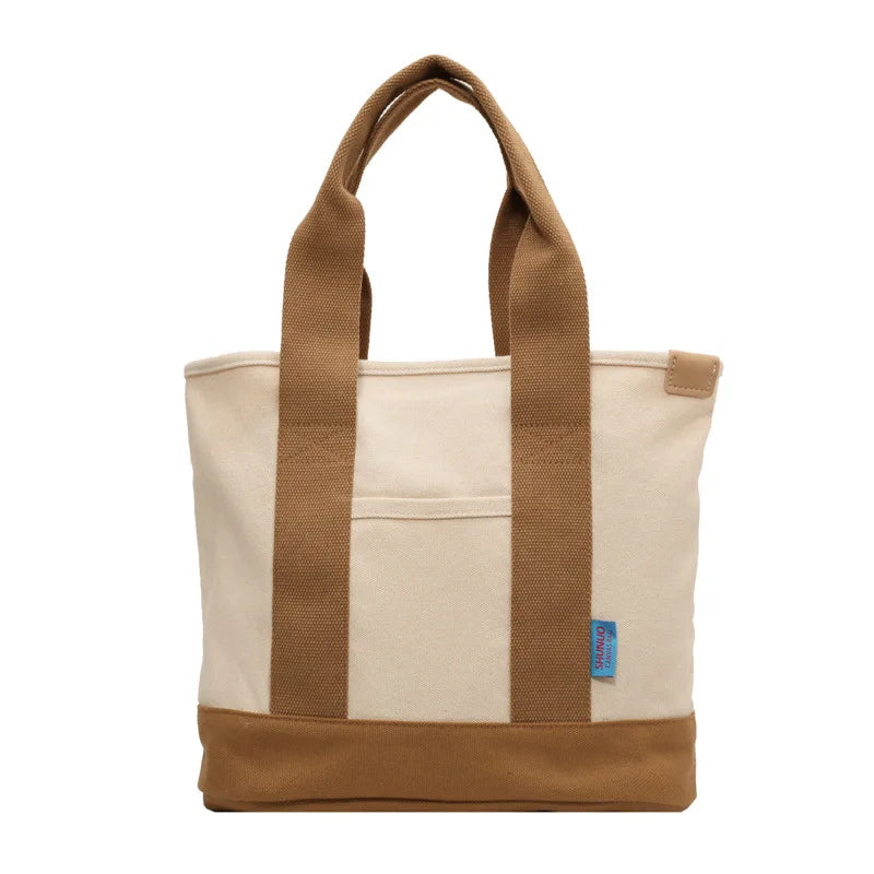 Simple Colorblock Crossbody Bag Large Capacity Shoulder Bag