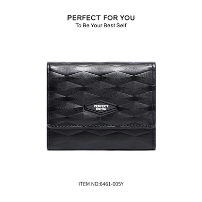 Short Student Girls Diamond-Shaped Wallet Women S Coin Purse