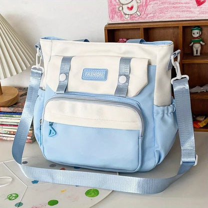Canvas Tote Bag for Women – Waterproof Shoulder & Crossbody Handbag