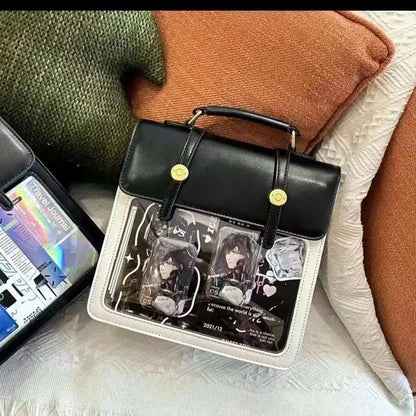 Transparent Ita Backpack – JK Lolita Messenger Crossbody Bag