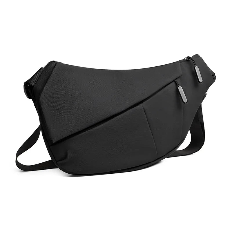 1pc Anti-Theft Triangle Cross Bag Adjustable Strap - Casual Chest Men